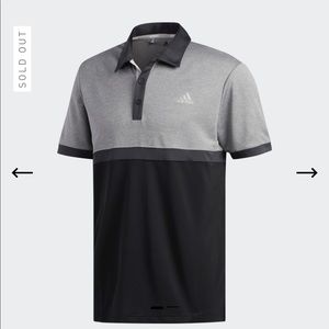 Adidas Heater Color-block Polo Shirt